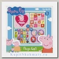 Пазл-набор 4 в 1 «Peppa Pig. Герои и предметы» 9, 16, 25, 36 элементов
