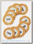 Фишки для покера «Las Vegas club» номинал 1000