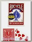 Карты для фокусов «Bicycle Standard Magic props» красные вскрытая упаковка