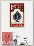 Карты игральные «Bicycle Bridge size» красные вскрытая упаковка