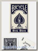 Карты «Bicycle Classic Big Box» синие вскрытая упаковка
