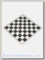 Шахматная доска «Виниловая» чёрно-белая маленькая