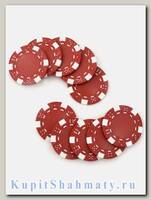 Фишки для покера «Hasard» без номинала красные