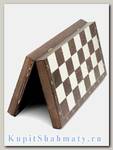 Шахматная доска «Гроссмейстерская» венге с серебром