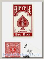 Карты «Bicycle Classic Big Box» красные вскрытая упаковка