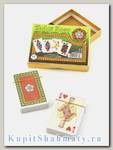Набор коллекционных игральных карт «Tudor rose» Piatnik вскрытая упаковка